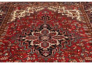 Tappeto Gorawan Stilizzato Rosso Blu Scuro 210x290 Cm