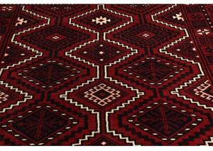 Tappeto Lori Geometrico Bordeaux Nero 222x302 Cm