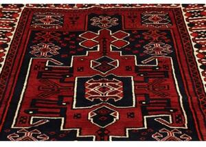 Tappeto Lori Geometrico Rosso Blu Scuro 167x210 Cm