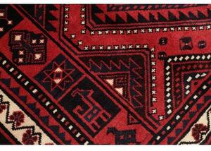 Tappeto Lori Geometrico Rosso Blu Scuro 186x273 Cm