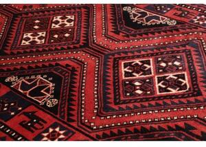 Tappeto Lori Geometrico Rosso Blu Scuro 186x273 Cm