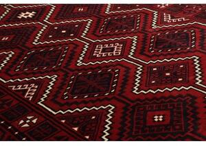 Tappeto Lori Geometrico Bordeaux Nero 222x302 Cm