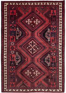 Tappeto Lori Geometrico Rosso Blu Scuro 186x273 Cm
