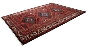 Tappeto Lori Geometrico Rosso Scuro Blu Scuro 222x320 Cm