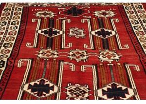 Tappeto Lori Geometrico Rosso Beige 170x255 Cm