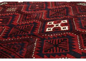 Tappeto Lori Geometrico Rosso Scuro Blu Scuro 186x260 Cm