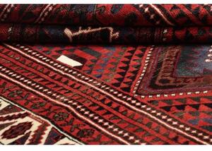 Tappeto Lori Geometrico Rosso Scuro Blu Scuro 222x320 Cm