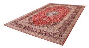 Tappeto Ardakan Medaglione Floreale Rosso Blu Scuro 252x354 Cm
