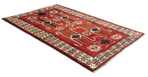 Tappeto Lori Geometrico Rosso Beige 170x255 Cm