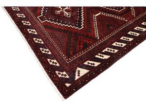 Tappeto Lori Geometrico Bordeaux Avorio 225x310 Cm
