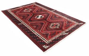 Tappeto Lori Geometrico Rosso Scuro Blu Scuro 170x265 Cm