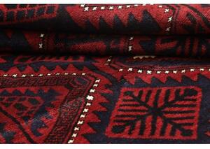 Tappeto Lori Geometrico Rosso Scuro Blu Scuro 186x260 Cm