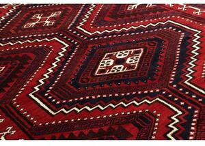 Tappeto Lori Geometrico Rosso Scuro Blu Notte 225x305 Cm