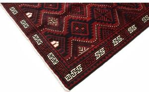 Tappeto Lori Geometrico Rosso Scuro Blu Scuro 186x260 Cm