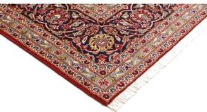 Tappeto Ardakan Medaglione Floreale Rosso Blu Scuro 252x354 Cm