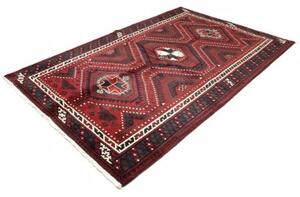 Tappeto Lori Geometrico Rosso Scuro Blu Scuro 170x265 Cm