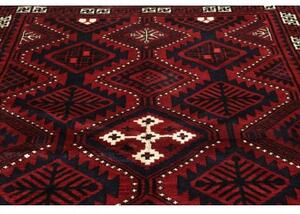 Tappeto Lori Geometrico Rosso Scuro Blu Scuro 186x260 Cm