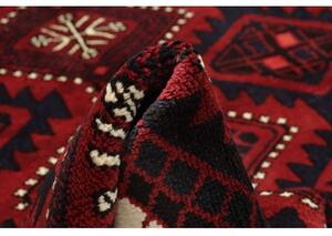 Tappeto Lori Geometrico Rosso Scuro Blu Scuro 186x260 Cm