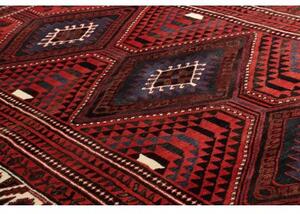 Tappeto Lori Geometrico Rosso Scuro Blu Scuro 222x320 Cm