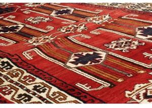 Tappeto Lori Geometrico Rosso Beige 170x255 Cm
