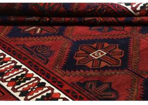 Tappeto Lori Geometrico Rosso Blu Scuro 200x270 Cm