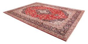 Tappeto Ardakan Medaglione Floreale Rosso Blu Scuro 250x352 Cm