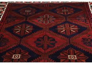 Tappeto Lori Geometrico Rosso Blu Scuro 200x270 Cm