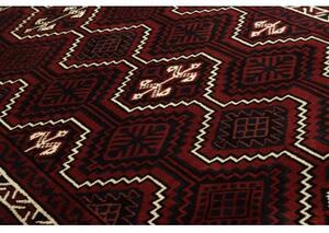 Tappeto Lori Geometrico Rosso Scuro Nero 170x262 Cm
