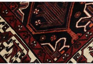 Tappeto Lori Stilizzato Rosso Scuro Nero 207x283 Cm