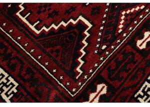 Tappeto Lori Geometrico Rosso Scuro Nero 225x320 Cm