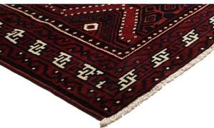 Tappeto Lori Geometrico Rosso Bordeaux Blu Scuro 176x263 Cm