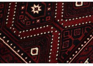 Tappeto Lori Geometrico Rosso Bordeaux Blu Scuro 176x263 Cm