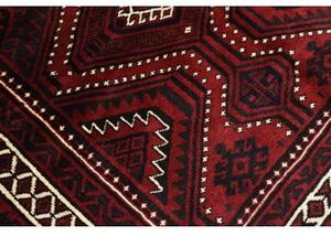 Tappeto Lori Geometrico Rosso Scuro Avorio 230x315 Cm