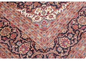 Tappeto Ardakan Medaglione Floreale Rosso Blu Scuro 250x352 Cm