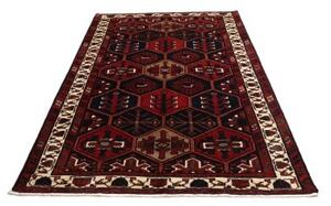 Tappeto Lori Geometrico Rosso Blu Scuro 174x266 Cm