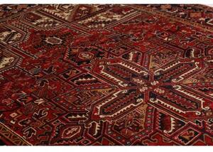 Tappeto Gorawan Stilizzato Rosso Blu Scuro 220x362 Cm