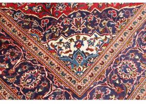 Tappeto Ardakan Medaglione Floreale Rosso Blu Scuro 197x298 Cm