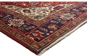 Tappeto Tabriz Stilizzato Rosso Blu Scuro 198x287 Cm
