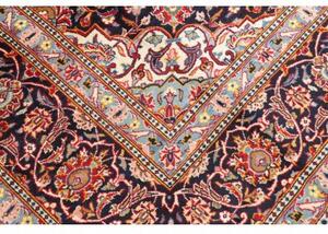 Tappeto Ardakan Medaglione Floreale Rosso Blu Scuro 227x334 Cm