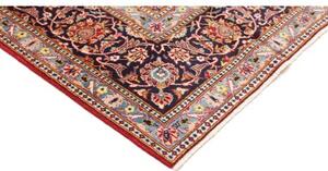 Tappeto Ardakan Medaglione Floreale Rosso Blu Scuro 227x334 Cm