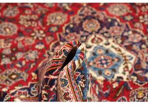 Tappeto Ardakan Medaglione Floreale Rosso Blu Scuro 197x298 Cm
