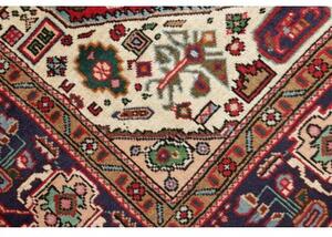 Tappeto Tabriz Stilizzato Rosso Blu Scuro 198x287 Cm