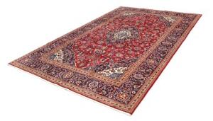 Tappeto Ardakan Medaglione Floreale Rosso Blu Scuro 197x298 Cm