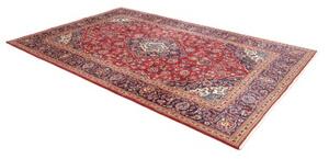 Tappeto Ardakan Medaglione Floreale Rosso Blu Scuro 197x298 Cm