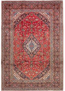 Tappeto Ardakan Medaglione Floreale Rosso Blu Scuro 247x357 Cm