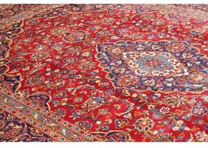 Tappeto Ardakan Medaglione Floreale Rosso Blu Scuro 248x350 Cm