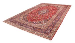 Tappeto Ardakan Medaglione Floreale Rosso Blu Scuro 248x350 Cm