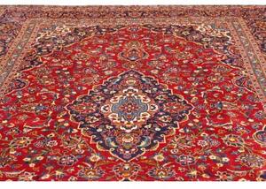 Tappeto Ardakan Medaglione Floreale Rosso Blu Scuro 248x350 Cm