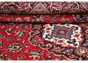 Tappeto Ardakan Medaglione Floreale Rosso Blu Scuro 200x308 Cm