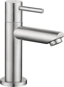Rubinetto per bagno e WC degli ospiti - Rubinetto per acqua fredda cromato con flessibile e bocca di erogazione - Altezza 934 mm